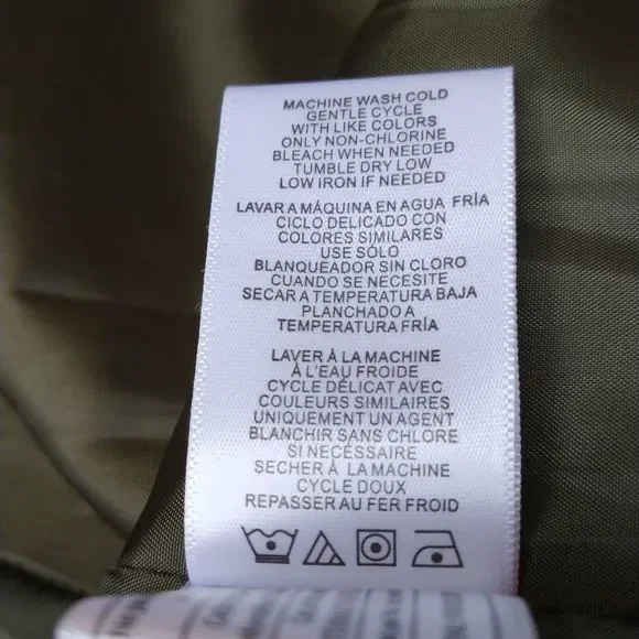 Harve Benard Quilted Anorak Parka Jacket Army Green  Sz XL NWoT - Picture 9 of 9